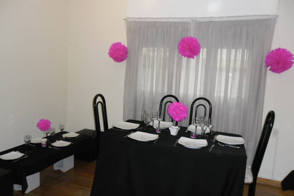Jabibi Eventos, detalle del espacio