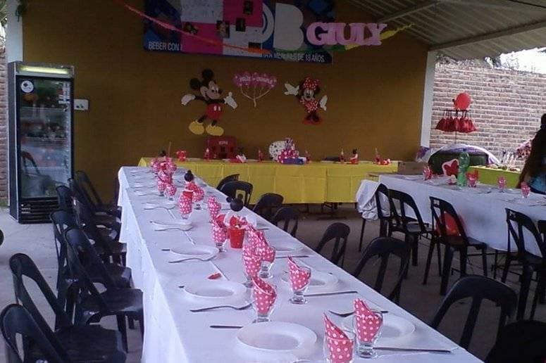 Complejo Las Rosas, detalle del espacio