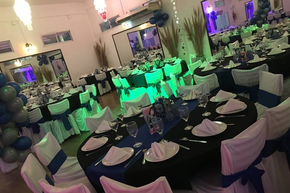 Habibi Eventos, detalle del espacio