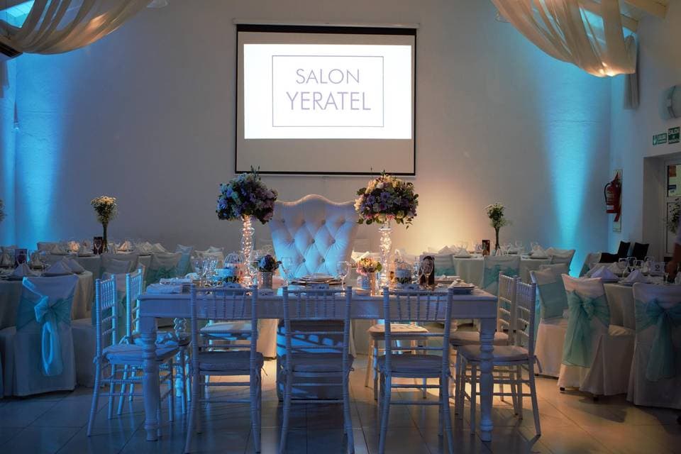 Salón de Fiestas Yeratel, detalle del espacio