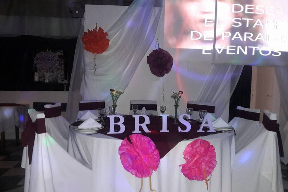 Paradis Eventos, detalle del espacio