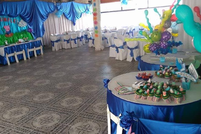 Salón Mamma Nona, detalle del espacio
