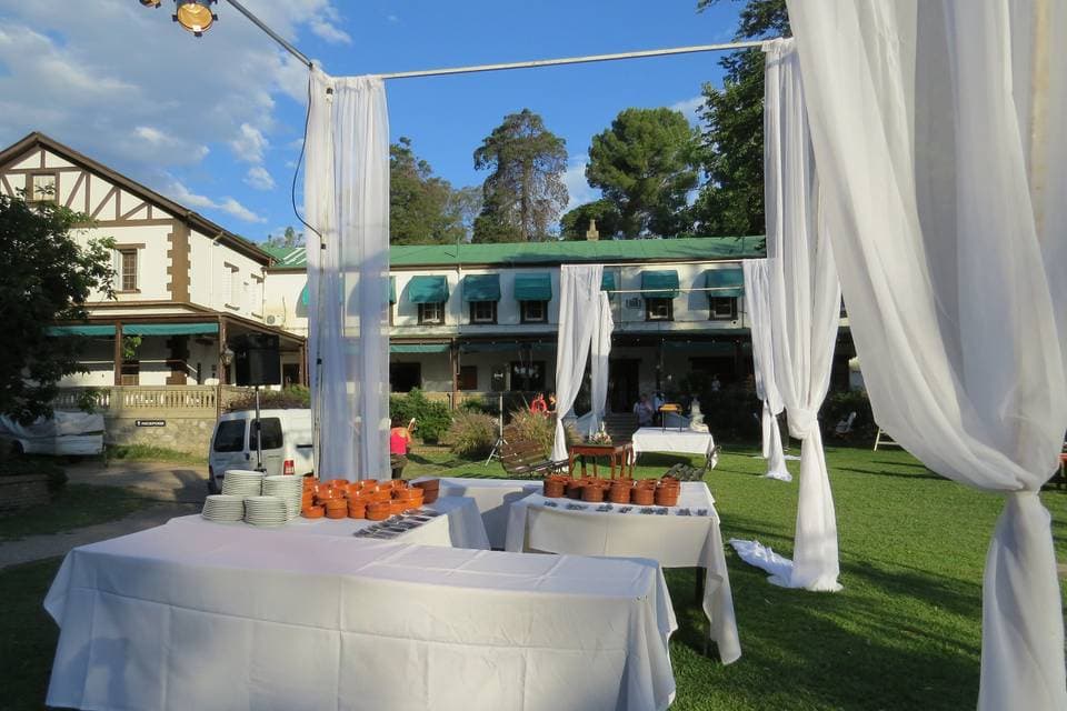 Hotel Yacanto, detalle del espacio