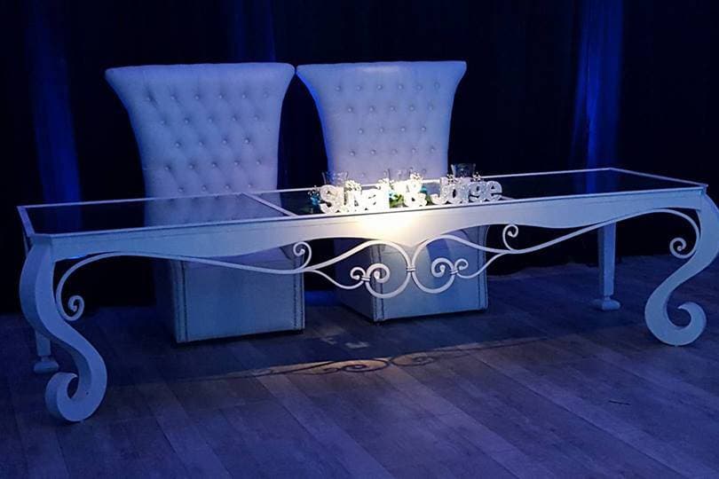 Salón de Eventos Saití, detalle del espacio