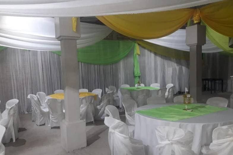 Karibe Multieventos, detalle del espacio