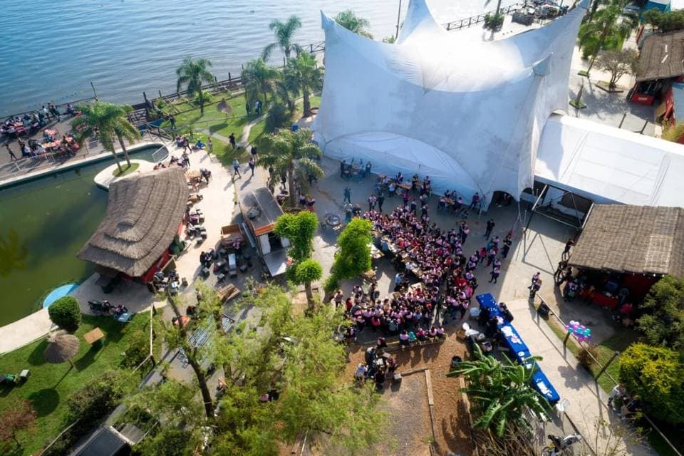 Piedras Blancas, ambiente para celebraciones