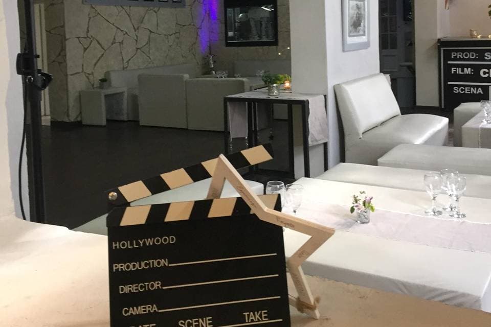 Cinemático Hollywood, detalle del espacio