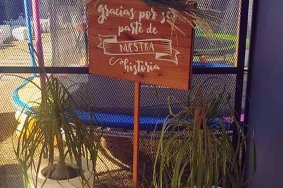 Nazareno Eventos, detalle del espacio