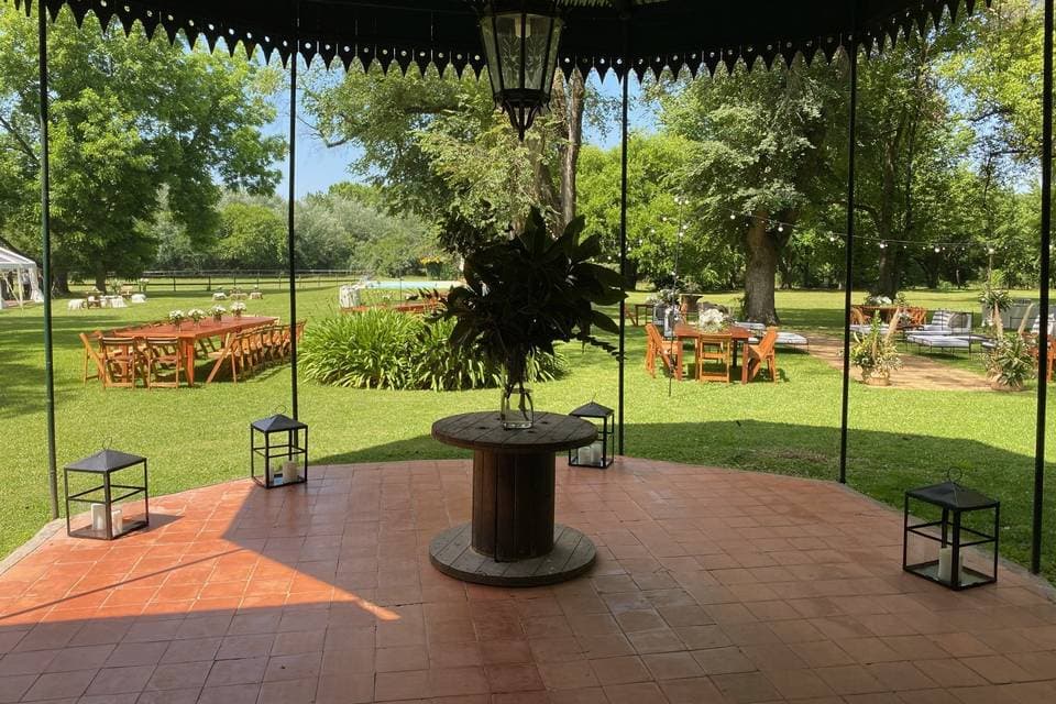 Estancia Santa Juana, detalle del espacio