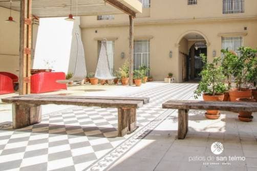Patios de San Telmo, detalle del espacio