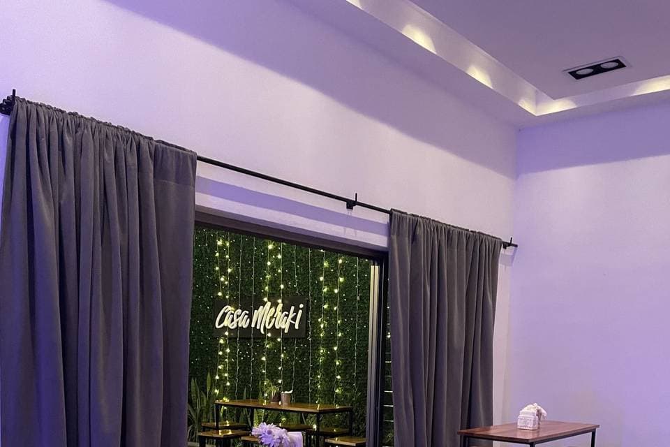 Casa Meraki, ambiente para celebraciones