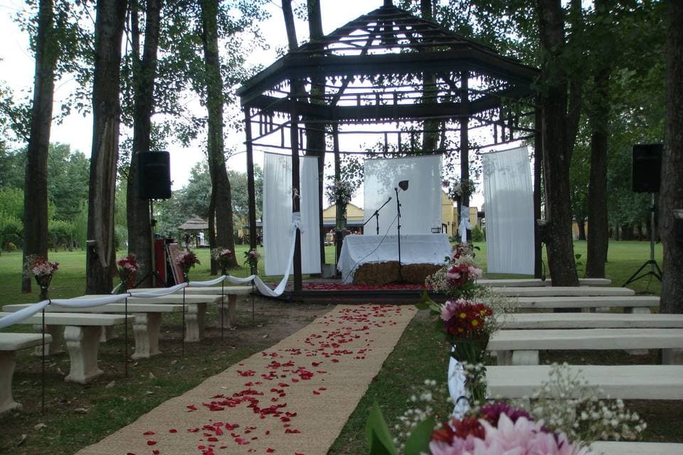Alamos de Cañuelas, ambiente para celebraciones