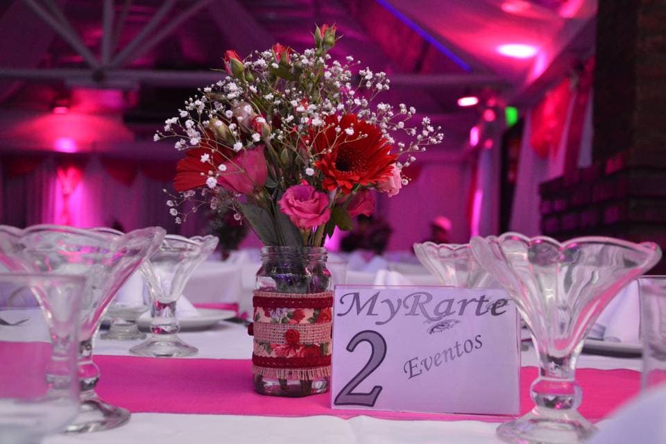 MyRarte Eventos, ambiente para celebraciones